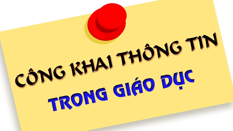 Trường Mầm non Thanh Trường công khai các hoạt động giáo dục năm học 2018 - 2019