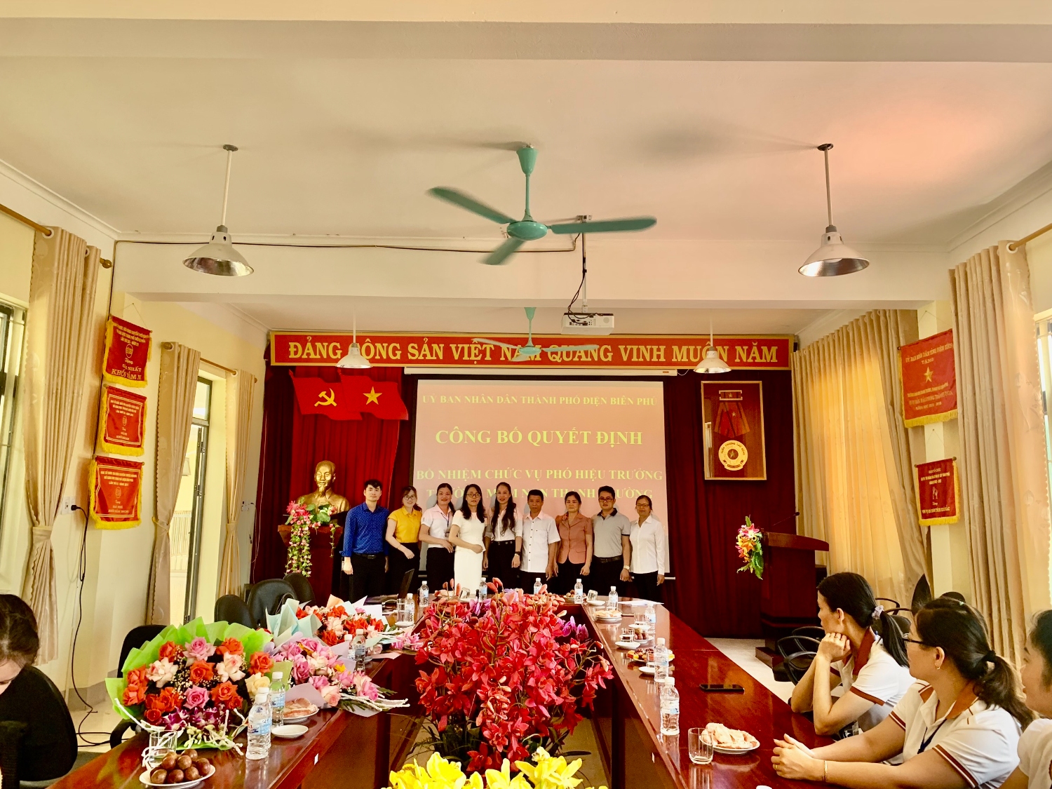 BUỔI CÔNG BỐ QUYẾT ĐỊNH BỔ NHIỆM PHÓ HIỆU TRƯỞNG TRƯỜNG MẦM NON  THANH TRƯỜNG